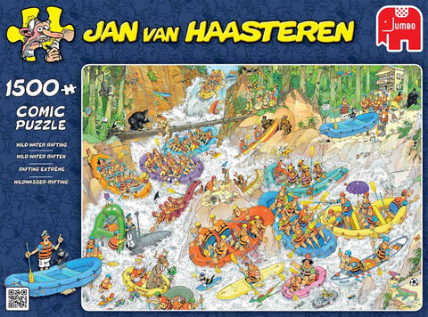 Comic Puzzle Wild Water Rafting 2000 pieces - Jan van Haasteren