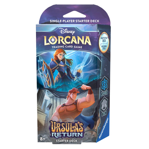 Lorcana Trading Card Game - Ursula's Return Starter Deck Sapphire & Steel