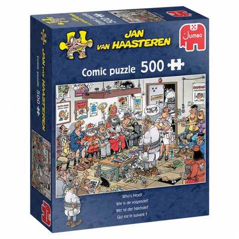 Comic Puzzle Who's Next? 500 pieces - Jan van Haasteren