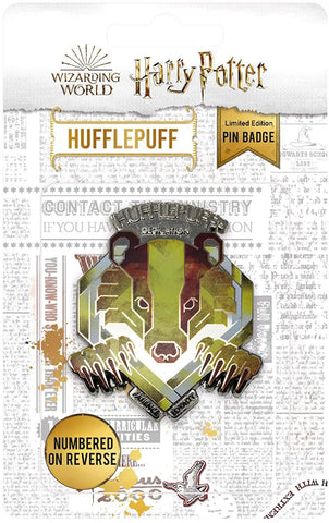 Harry Potter Pin Badge Hufflepuff Limited Edition