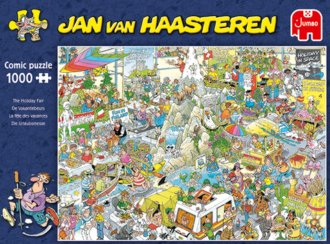 Comic Puzzle The Holiday Fair 1000 pieces - Jan van Haasteren