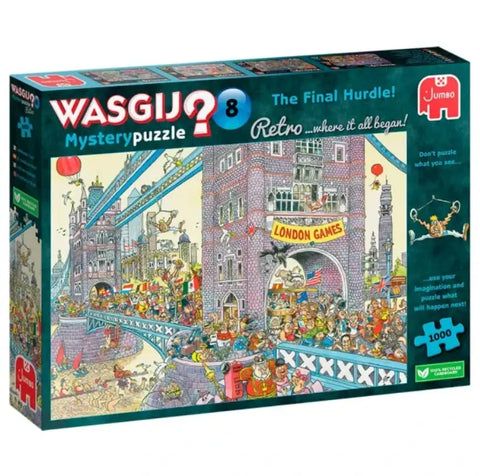 Mystery Retro Puzzle 8 The Final Hurdle! 1000 pieces - Wasgij