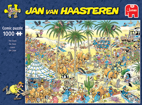 Comic Puzzle The Oasis 1500 pieces - Jan van Haasteren