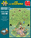Comic Puzzle Enjoying a Picnic 500 pieces - Jan van Haasteren