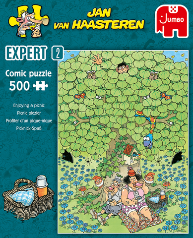 Comic Puzzle Enjoying a Picnic 500 pieces - Jan van Haasteren
