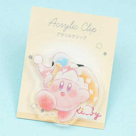 Kirby Dream Land Jester Acrylic Clip - Kirby Shiny Pop