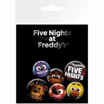 Five Nights at Freddy's 6-Pack Button Pins