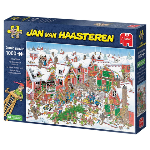 Comic Puzzle Santa's Village 1000 pieces - Jan van Haasteren