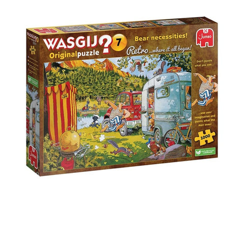 Original Retro Puzzle 7 Bear Necessities 1000 pieces - Wasgij
