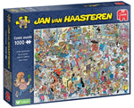 Comic Puzzle At The Hairdressers 1000 pieces - Jan van Haasteren