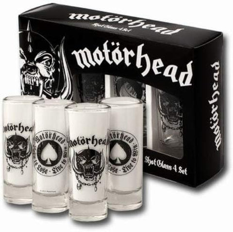Motörhead Shot Glasses 4 Set