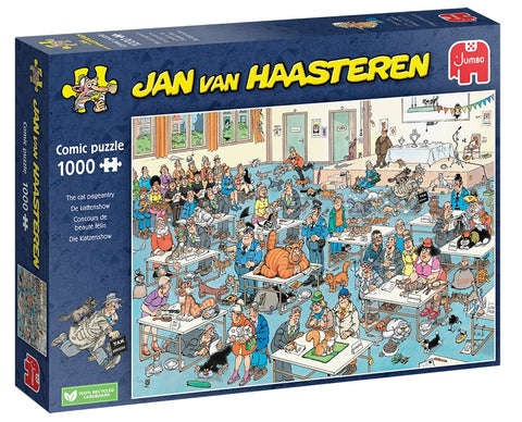 Comic Puzzle The Cat Pageantry 1000 pieces - Jan van Haasteren