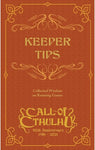 Call Of Cthulhu RPG Keeper Tips - 40th Anniversary