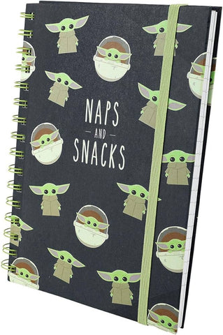 A5 Notebook Naps and Snacks - Star Wars: The Mandalorian
