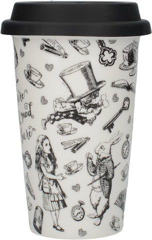 Alice in Wonderland Ceramic Travel Mug - V&A