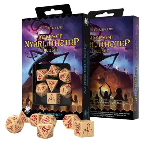 Call Of Cthulhu RPG Masks of Nyarlathotep Official Dice Set