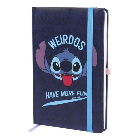 Stitch Notebook A5 Weirdos Have More Fun