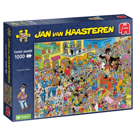 Comic Puzzle Dia de los Muertos 1000 pieces - Jan van Haasteren