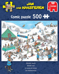 Comic Puzzle Reindeer Races 500 pieces - Jan van Haasteren