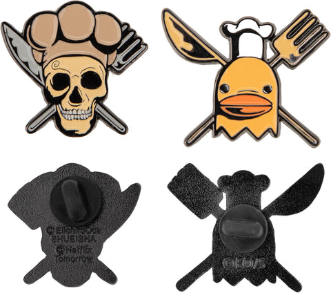 One Piece Sanji & Zeff Pin Set