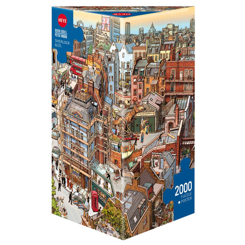 Triangular Puzzle Sherlock & Co. 2000 pieces - Heye