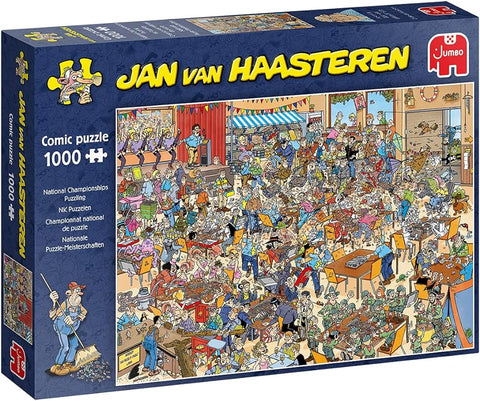 Comic Puzzle National Championships Puzzling 1000 pieces - Jan van Haasteren