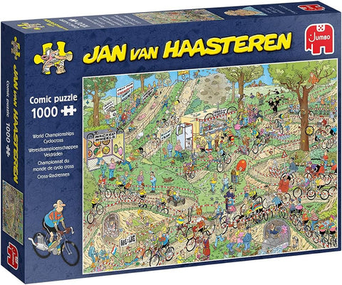 Comic Puzzle World Championships Cyclocross Puzzling 1000 pieces - Jan van Haasteren
