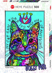 Puzzle Jolly Pets My Cat Can Purr Its Way Out Of Anything 500 pieces - Heye