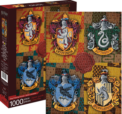 Puzzle House Crests 1000 pieces - Harry Potter