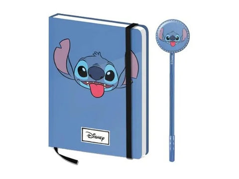 A5 Notebook and Pen Stitch - Lilo & Stitch