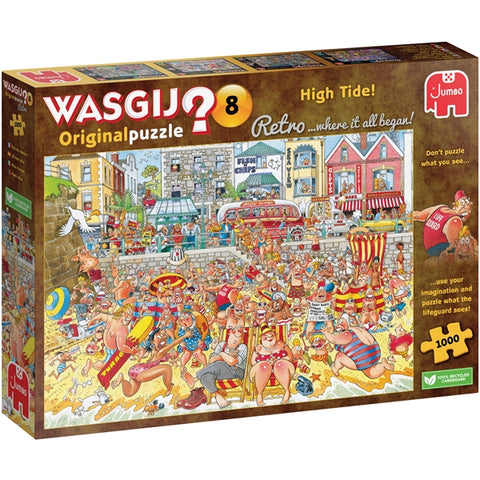 Original Retro Puzzle 8 High Tide! 1000 pieces - Wasgij