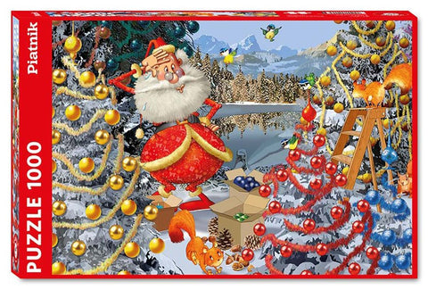 Puzzle Christmas Tree Decorations 1000 pieces - Piatnik