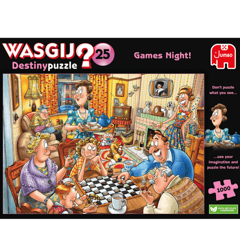 Destiny Puzzle 25 Games Night! 1000 pieces - Wasgij
