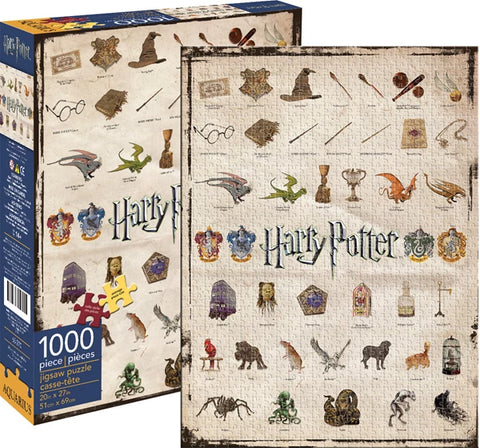 Puzzle Icons 1000 pieces - Harry Potter