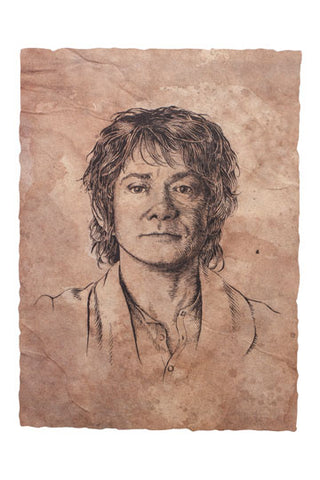 The Hobbit Art  Portrait of Bilbo Baggins