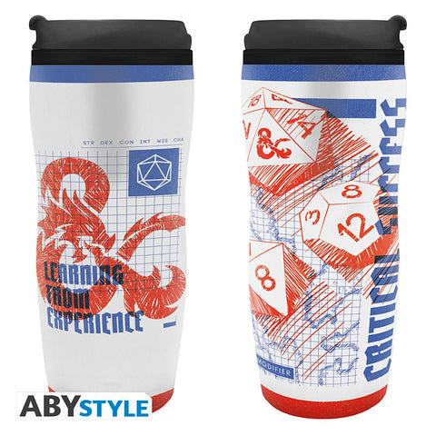 Dungeons & Dragons Travel Mug Sketch Die