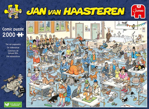 Comic Puzzle The Cat Pageantry 2000 pieces - Jan van Haasteren