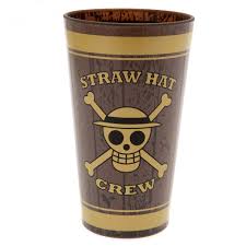 One Piece Straw Hat Crew Glass