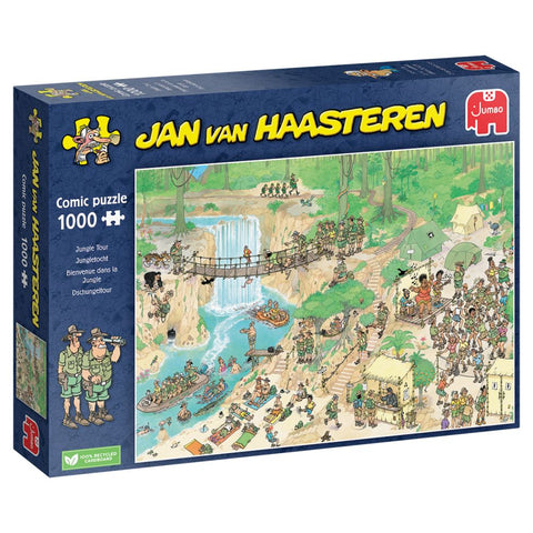 Comic Puzzle Jungle Tour 1000 pieces - Jan van Haasteren