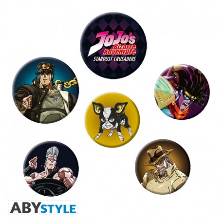 Jojo Bizarre Adventure Badge Pin Set