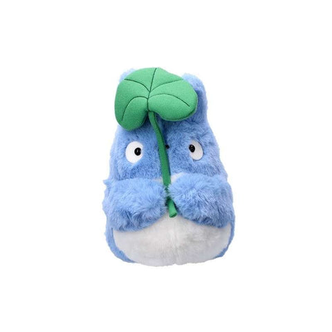 Blue Plush Totoro with Leaf 18 cm - My Neighbor Totoro