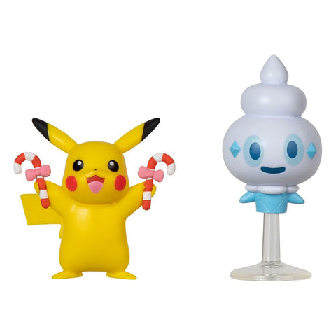 Pikachu and Vanillite Battle Figure Pack 5 cm - Pokemon