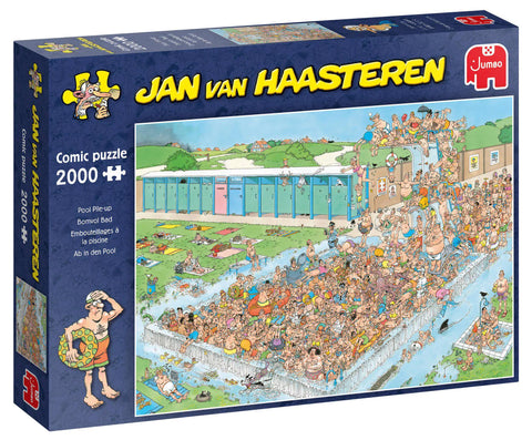 Comic Puzzle Pool Pile-Up 2000 pieces - Jan van Haasteren
