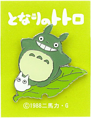 Totoro on Leaf Pin - My Neighbor Totoro