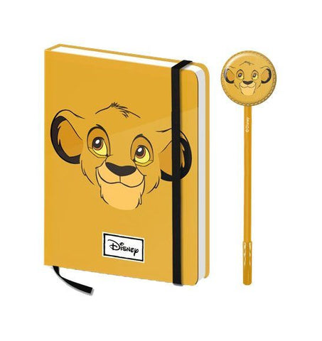 A5 Notebook and Pen Simba - The Lion King