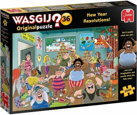 Original Puzzle 36 New Year Resolutions! 1000 pieces - Wasgij