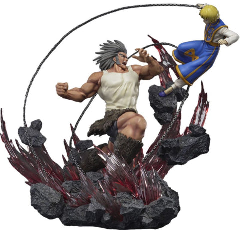 Dragonball Z 05 Desktop Real McCoy PVC Diorama Super Saiyan Son Goku & Super Saiyan Son Gohan & Motorbike 16 cm