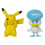 Pikachu and Quaxly Battle Figure Pack 5 cm - Pokemon