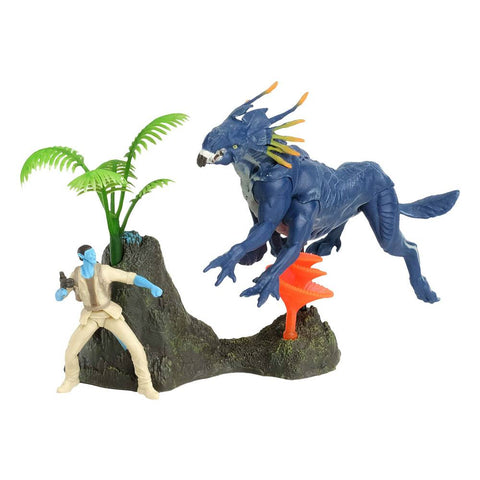 Action Figure & Vehicle Jake vs Thanator 6 cm - Avatar W.O.P Deluxe