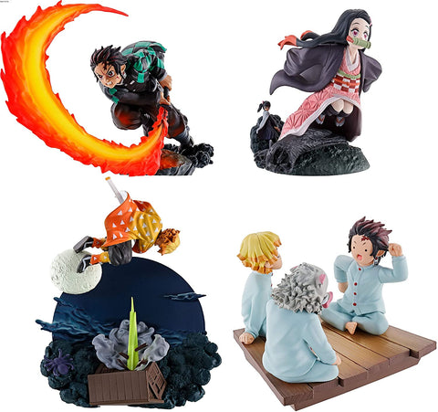 Demon Slayer Petitrama Series Trading Figure Vol. 1 Assortment